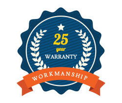 workmanship warranty 25 year