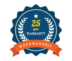 workmanship warranty 25 year