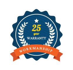 workmanship warranty 25 year